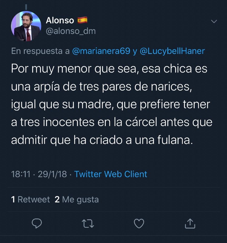 jimenadmellaa's tweet image. tweet borrado del candidato de vox al congreso sobre la chica violada por los jugadores del equipo este q no sé ni como se llama
si esq pedazo partido tiuuu