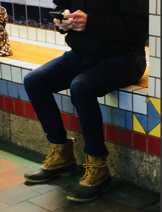 Bringing you the MBTA's Wonderful World of Color. And a handsome #hottie, too! #Boston #RedLine #MBTA bit.ly/2YHCfk7