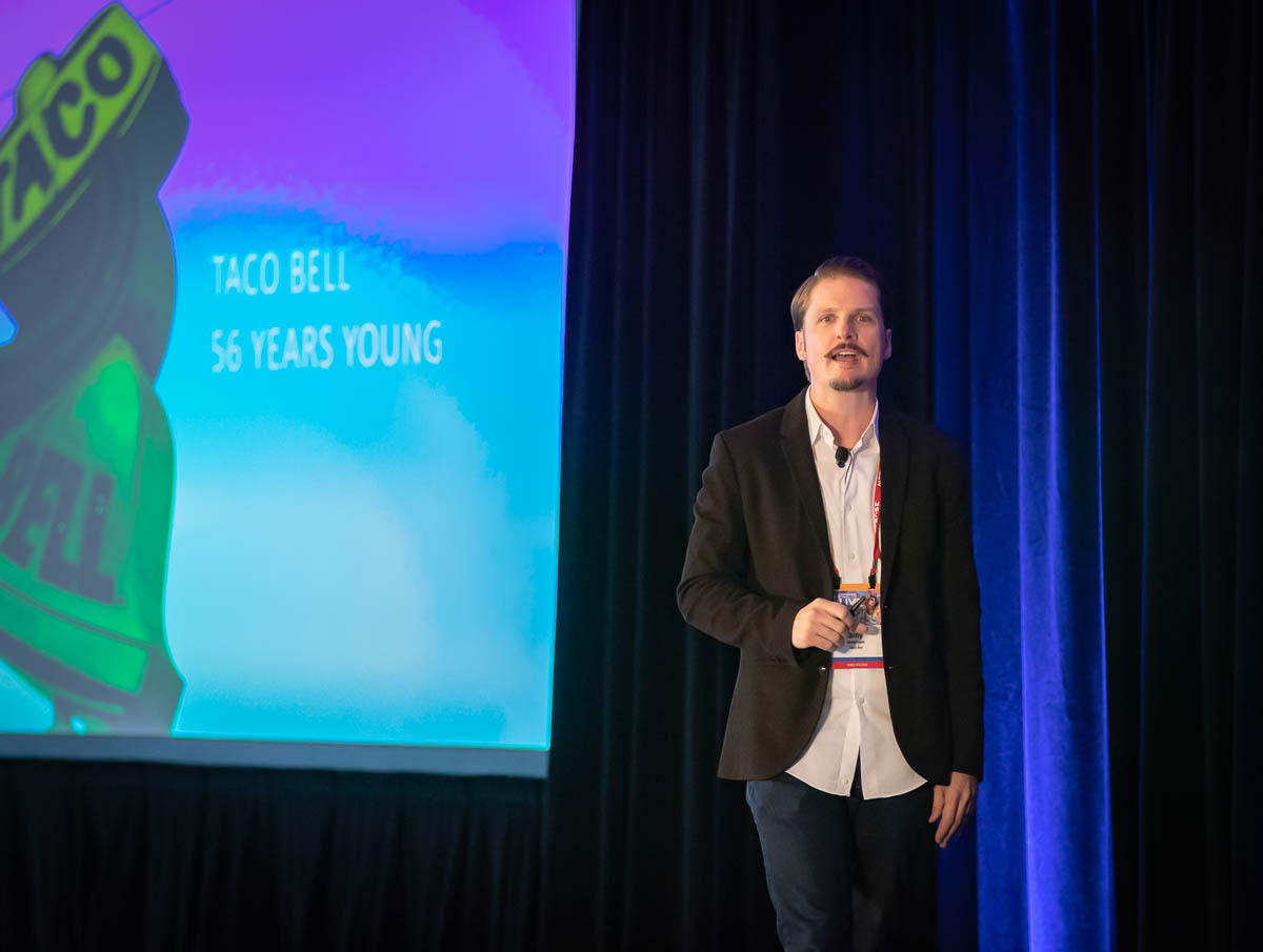 quid_official's tweet photo. #TBT - Lets go back to #NetBaseLIVE 2018 in #LosAngeles when @BillyGrenham, Global Director of Marketing and Communications of @tacobell spoke about how about how #TacoBell fueled their International Campaigns with Geo-Fenced Social Insights. See more at https://t.co/jiS2l83YM4. https://t.co/PTm6pEuzXf