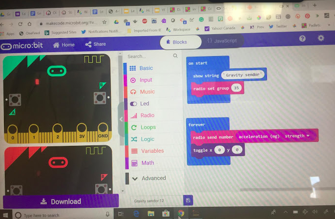 rolat's tweet photo. @AllSaintsOCSB Gr 7 Geography Ss are measuring the seismic movements in the #AR sandbox by sending and receiving from @microbit_edu  projecting gravity by the 3 movements of the tectonic plates.  #cancode @FCLEdu #ocsbcode2learn #HourOfCode #ocsb  #geographyteacher https://t.co/wvUTKVHKTU