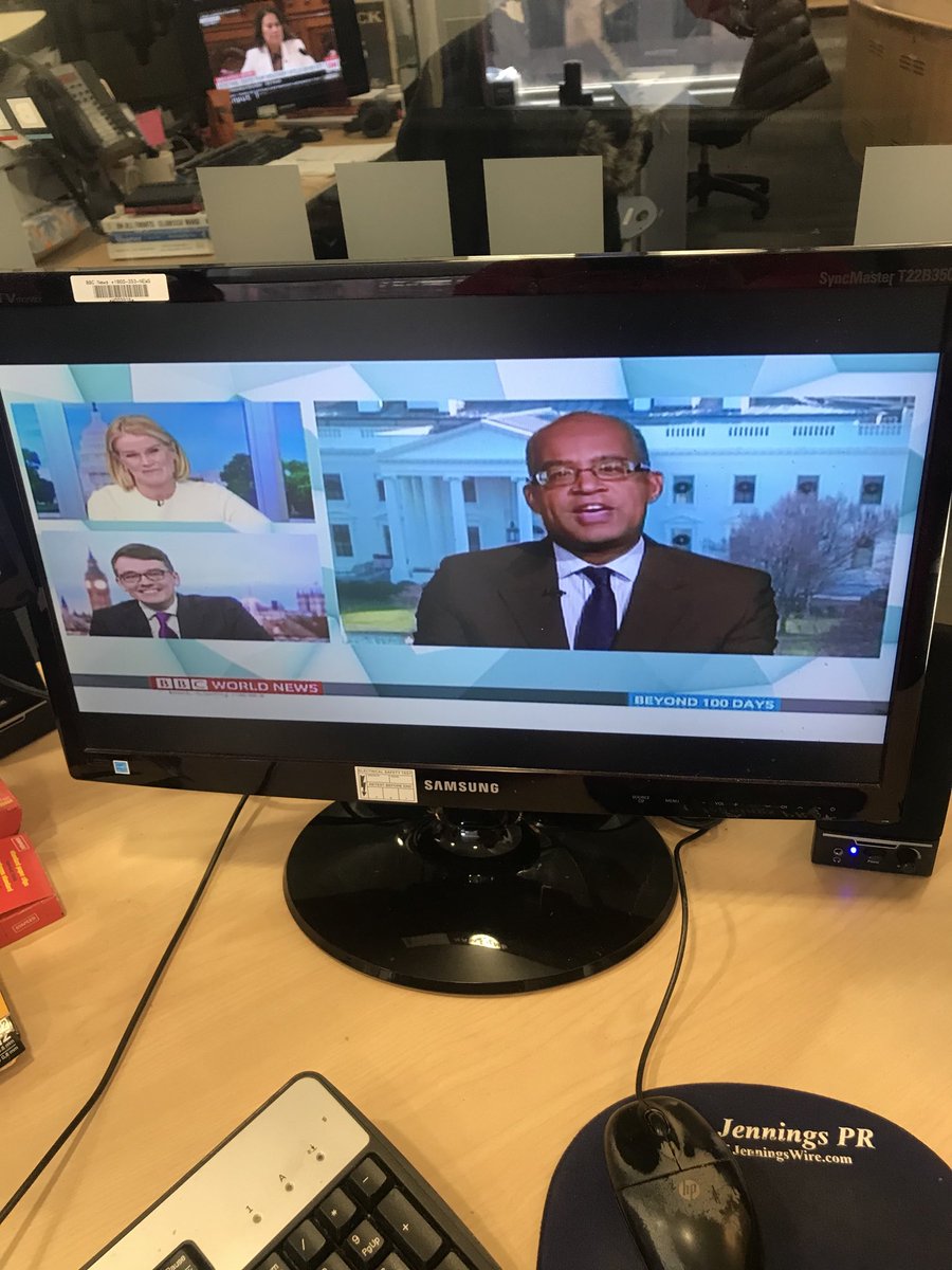 Goodbye to ⁦<a href="/KateAFarrell/">Kathryn Farrell</a>⁩ from ⁦<a href="/Ron_Christie/">Ron Christie</a>⁩ ⁦<a href="/KattyKay_/">Katty Kay</a>⁩  as our talented editor leaves us for pastures new - thank you for everything and go get “em!