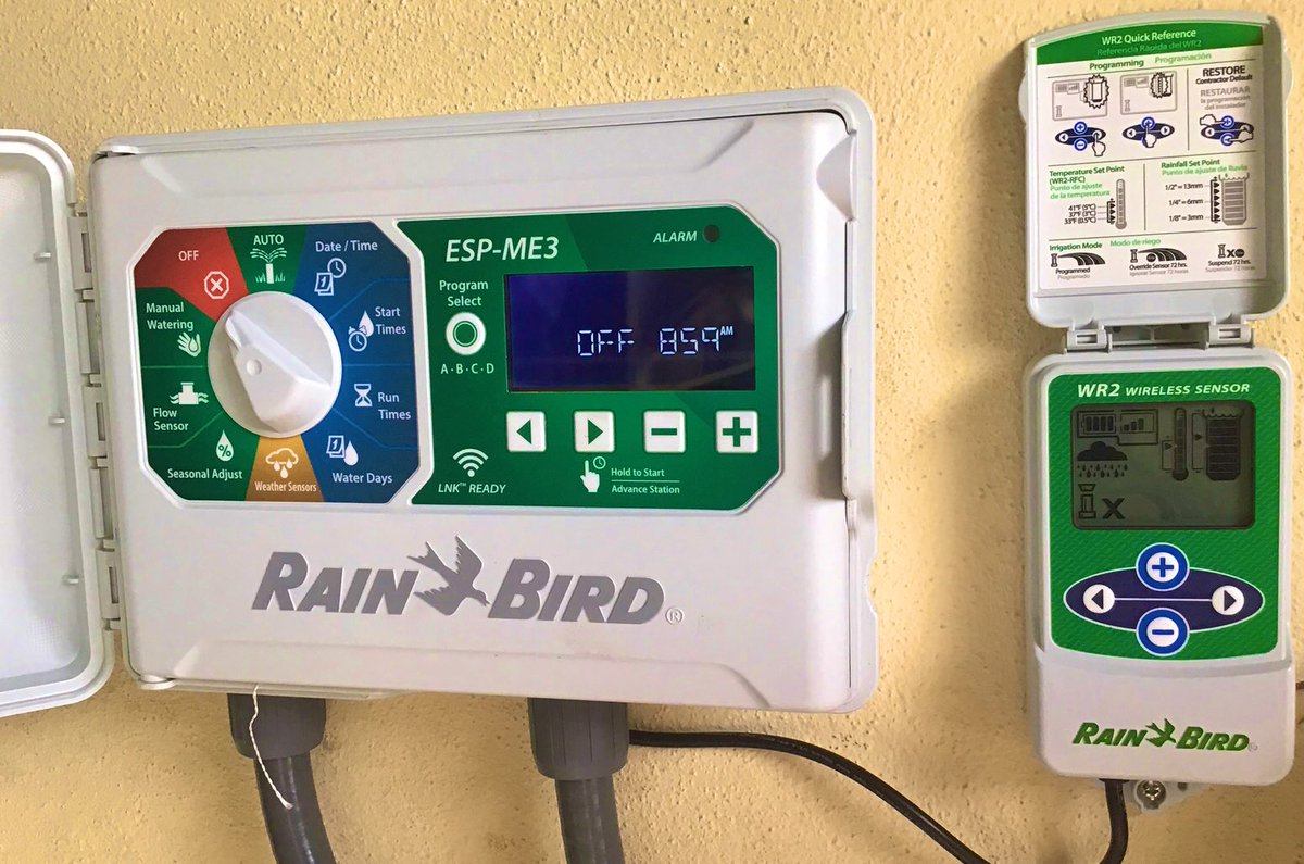 irriaudi's tweet photo. EPA WaterSense labeled PRS spray bodies (added to eliminate head mixing) &amp; weather-based controller facilitated by Broward’s irrigation rebate program. And after a morning of endless rain, no irrigation for 72hrs🙌🏼 https://t.co/Nfkh4WFy9s