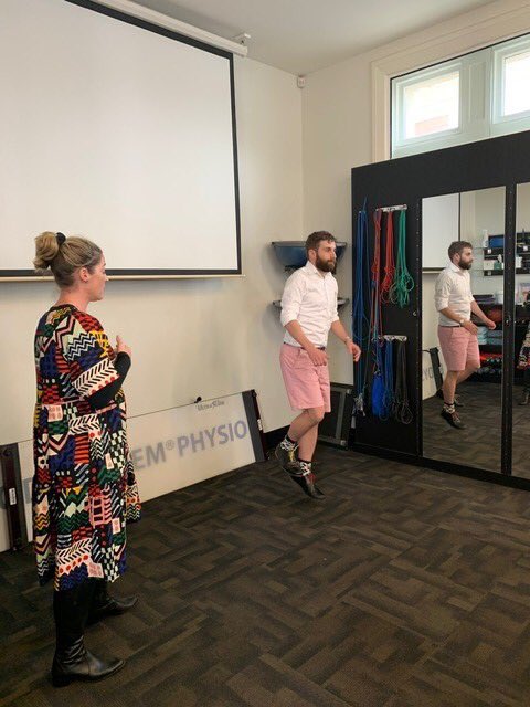KellieWilkie's tweet image. @BODYSYSTEM_Phys had the pleasure of receiving some clinically applied tendon research from @tendonpain this week &amp;amp; an introduction to VR in research &amp;amp; rehab - we will run a fesability trial as a @LaTrobeSEM #researchpartner in 2020, great learning for all!