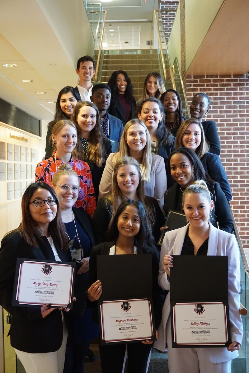 PlankCenterPR's tweet photo. #PlankNinein19 reflects on the fourth Challenge for Emerging Leaders, a two-day, intensive #leadership workshop. Eighteen students completed the workshop and received a Certificate of Leadership Achievement. Here's more on the #PlankPRChallenge ➡️ https://t.co/3U7zcf5fBn https://t.co/Uasi2I7oPV