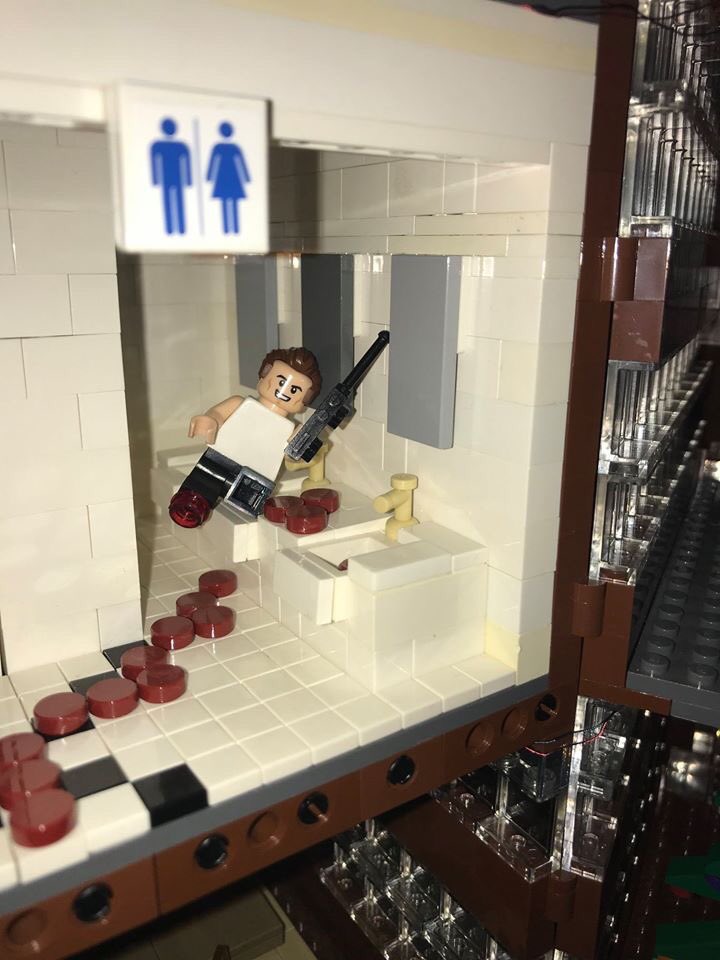 DavidMarples's tweet image. My brother in law has way too much time on his hands so built a Lego Nakatomi tower.
I have to report that it is one of the greatest things ever:
