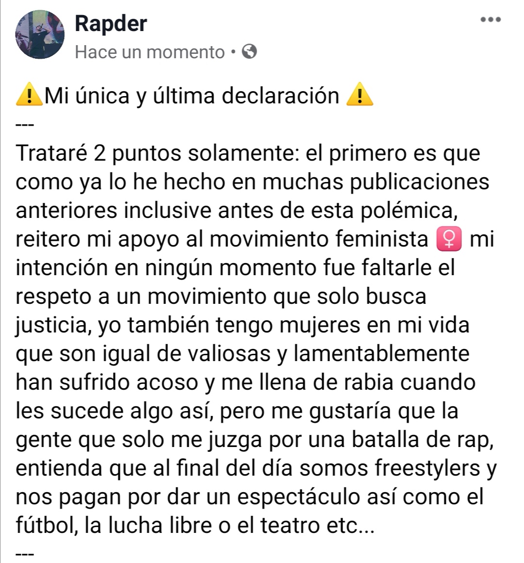 Rapder5's tweet image. ⚠️Mi única y última declaración ⚠️