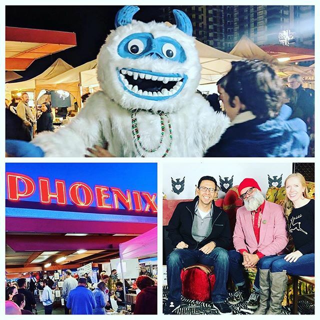 Come on down tonight to the 10th year of  @phoestivus and enjoy local food,Drinks, and Local shopping between 5pm-10pm 
Location: 721 N Central Ave Phoenix Az.........................Psssssssttttttt! They also have @hipstersantaphx that you can take a pi… ift.tt/2YJCYla