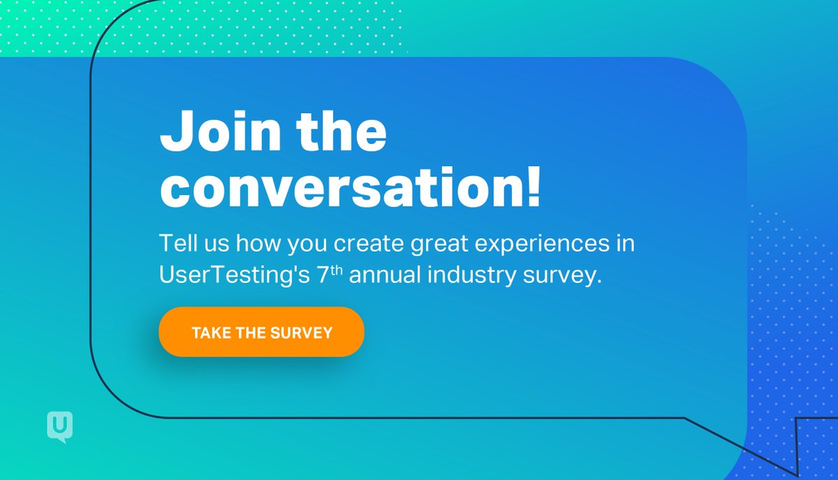 📣 Calling all marketers, designers, product teams, and creators of experiences, we want to hear from you! Help shape the future of #CX 

okt.to/NfaVOv