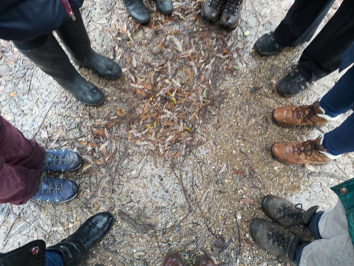 A very wet 'Mindful Walk' today at Thatcham Lakes <a href="/BBOWT_NatureDC/">Nature Discovery Centre</a> led by our peer trainer, Toria,  it was so quiet &amp; calm.  We all felt more grounded &amp; connected &amp; ended the walk with a cuppa &amp; chat.  <a href="/BHFT/">Berkshire Healthcare</a> #nature #Mindfulness #connected #Newbury #recoverycollege <a href="/NewburyNCT/">Newbury NCT</a>