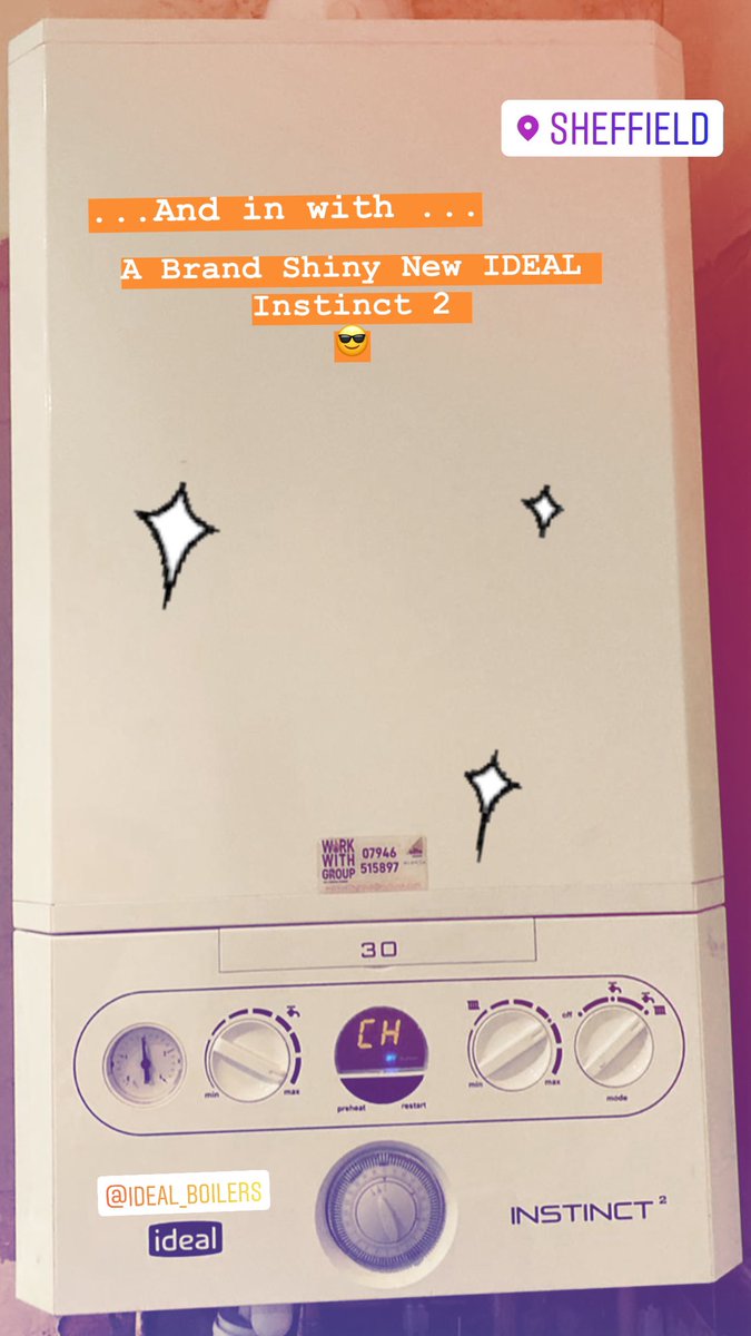workwithgroup's tweet photo. Boiler mad this week ... 3rd one of the week and this time our customers gone with a good old #LogicInstinct
😎
#WorkWithGroup #Boiler #BoilerInstall #GasManSheffield #Sheffield #GasSafe #IdealBoiler https://t.co/PD47rR7pRp