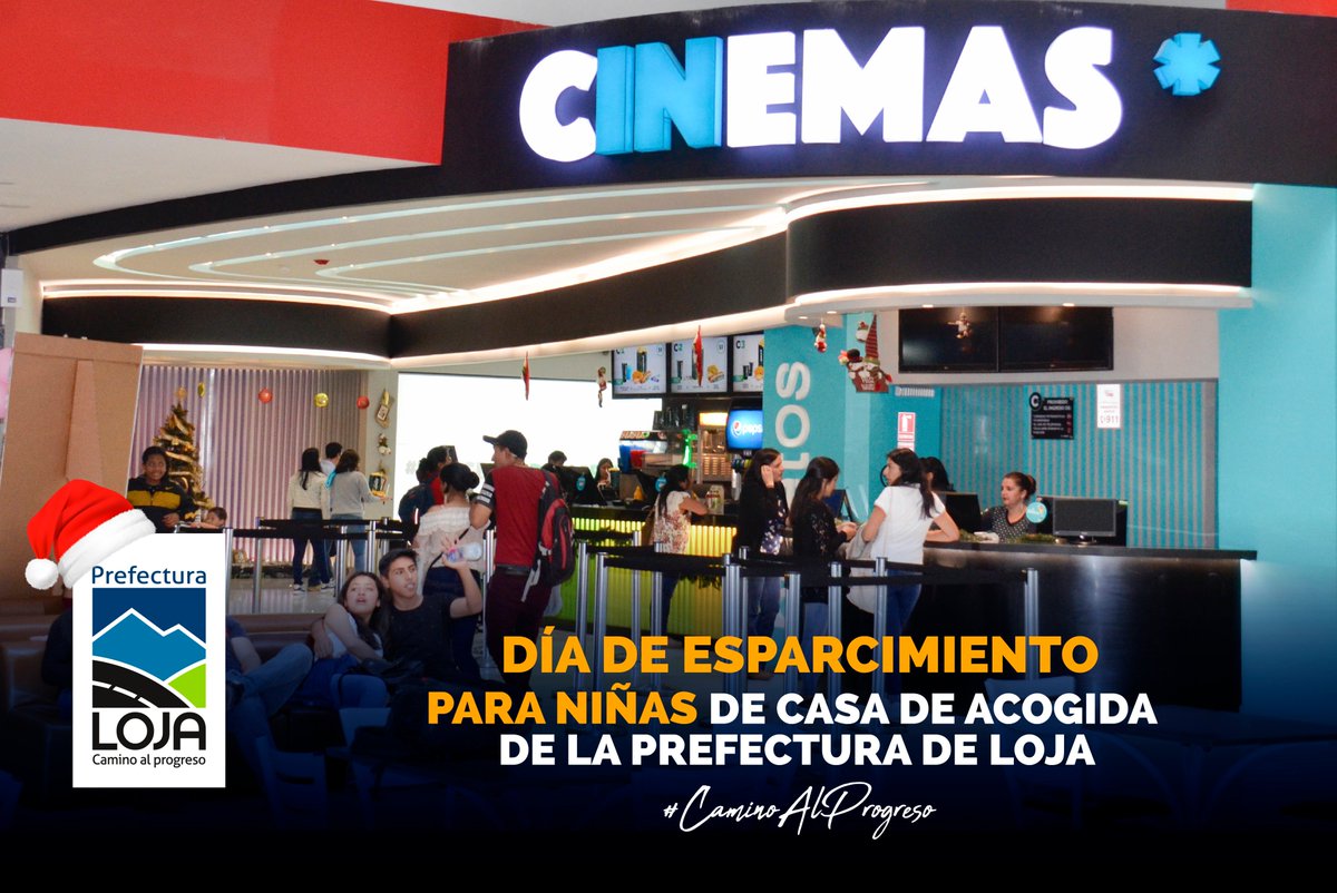 prefecturaloja's tweet photo. 🙋Gracias a la generosidad y compromiso de los auspiciantes ubicados en el #Hipervalle:
#KiddyClub
#CinemasInn
#Obelics
Las niñas del Centro de Acogida de la #PrefecturaDeLoja, disfrutaron de: 1 película, juegos infantiles y refrigerio, guiadas por personal de la Institución. https://t.co/loPSrwxREt