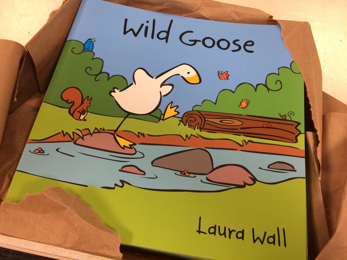 Delighted to donate 25 copies of @Laurawallart @Gooseandfriends Wild Goose kids books for @StDavidsCardiff #ToyAppeal on behalf of @PrincipalityBS 👍🎄❄️📚🐾