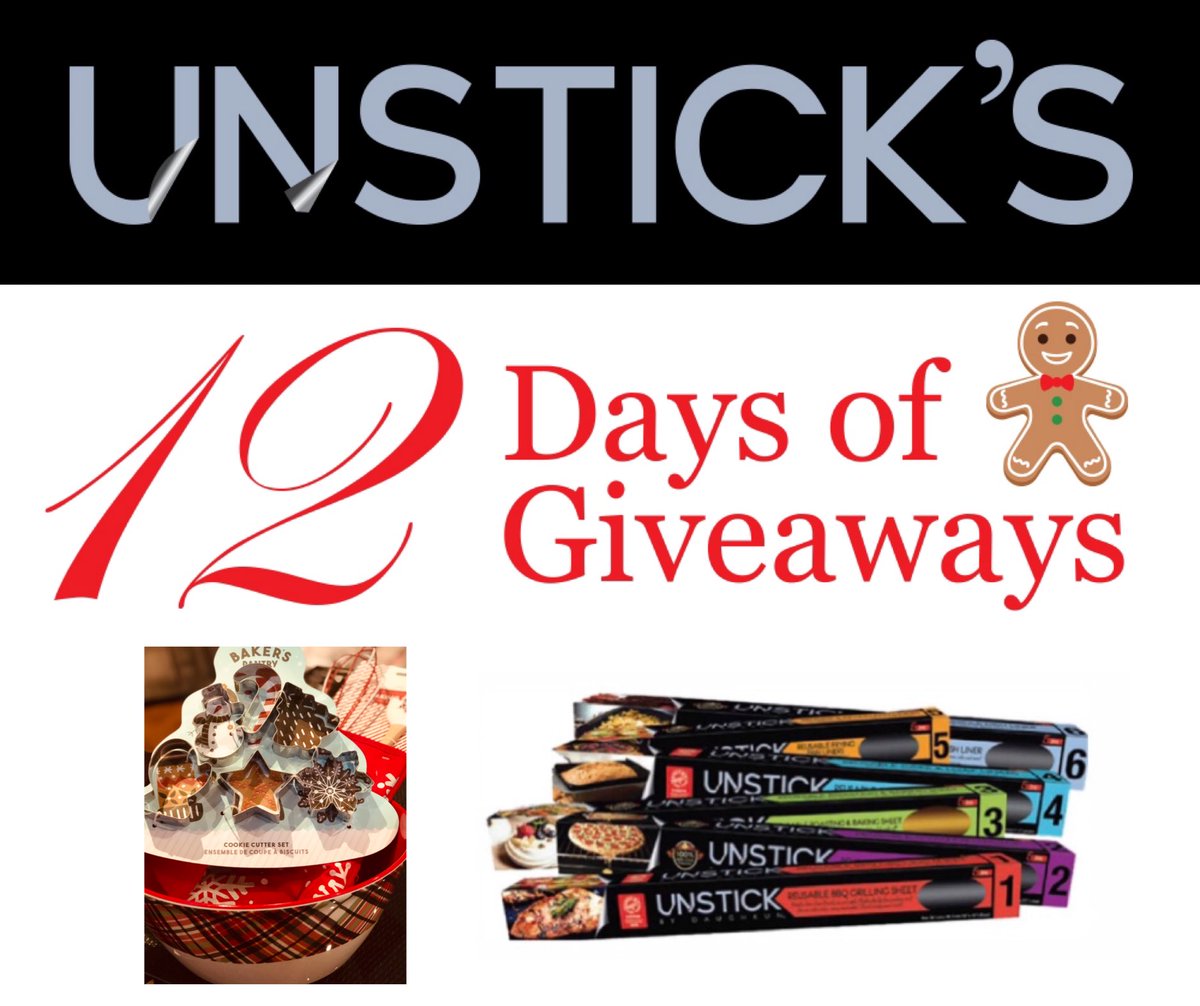 unstickdaughkun's tweet photo. UNSTICK’s 3rd ANNUAL 12 DAYS OF GIVEAWAYS IS ON NOW! GET READY BECAUSE WE ARE GIVING AWAY A DIFFERENT PRIZE EVERY DAY FOR 12 DAYS! 

DAY 12:  WE ARE GIVING AWAY:  A Festive Baking Kit &amp; An UNSTICK Prize Pack!  See our Facebook Page for how to enter: https://t.co/TEw41woEec https://t.co/IPqMexKUha