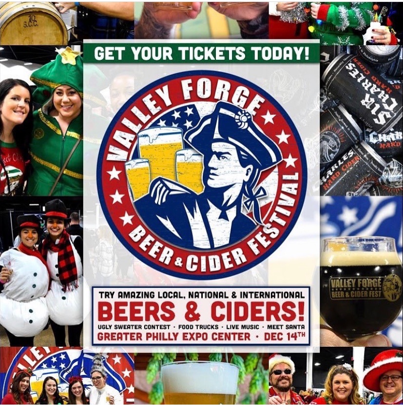 ThrowHouse1's tweet photo. Come join is for our last festival of 2019 at THE 9TH ANNUAL VALLEY FORGE BEER &amp; CIDER FESTIVAL 

December 14th, 2019
Greater Philadelphia Expo Center

#axethrowing #throwhouse #philadelphia #quakertown #weissport #beerandaxes https://t.co/4mCH4HMpwE