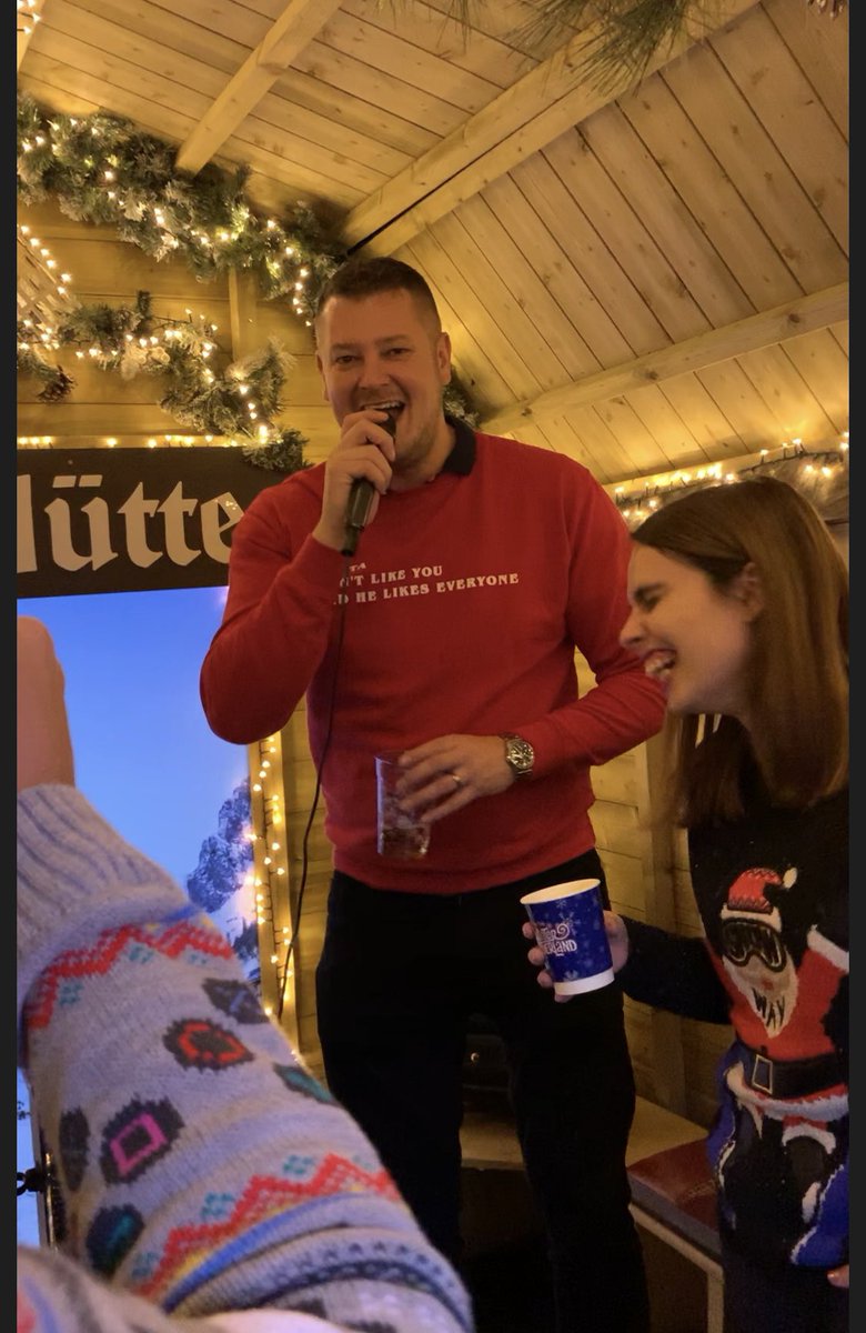 martycraze's tweet photo. if any entertainment cancels Bigun from Wigan is ready to step in! #smarterchristmas https://t.co/8hp4gAE3V2