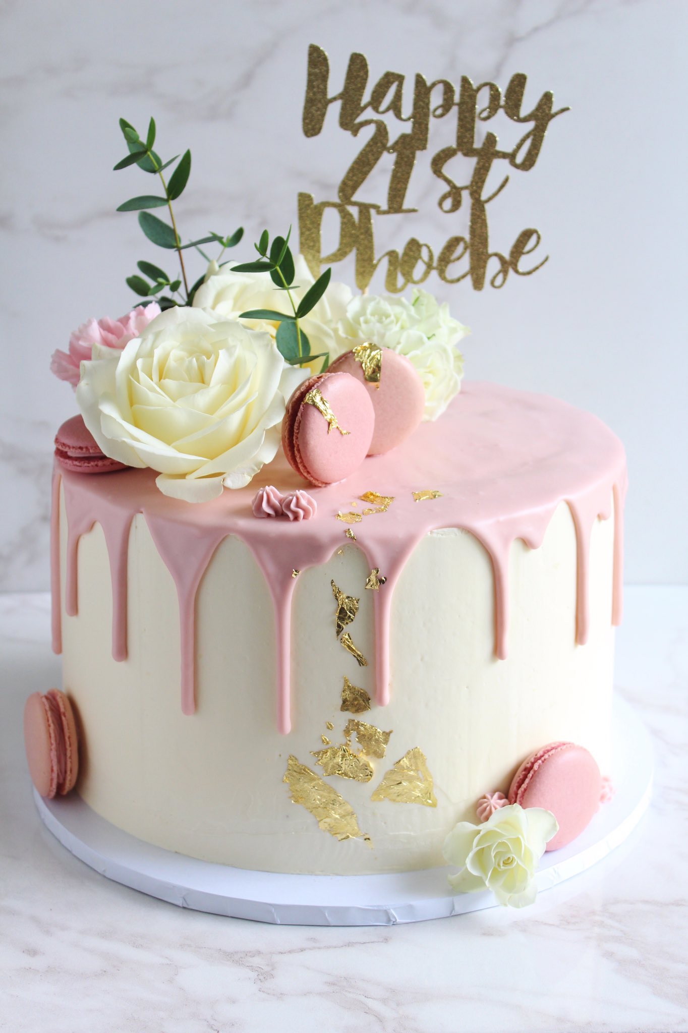 White choc 2024 ganache drip