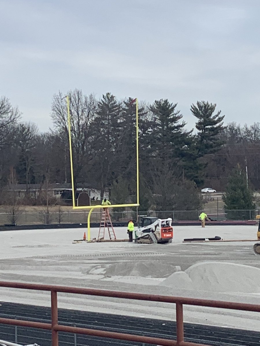 We have a goal post!!!! #exciting