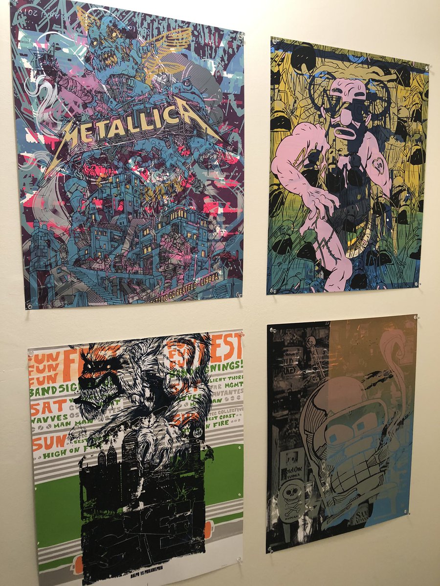 slugboi's tweet photo. @NakatomiTim Made a fun little test print wall out of stuff I got from mystery tubes. https://t.co/cXXKjhvSjv