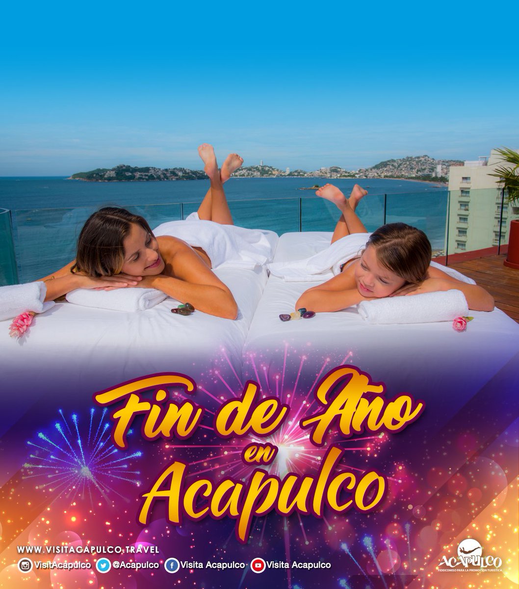 Te mereces un descanso, ven a disfrutar este #FinDeAñoEnAcapulco.