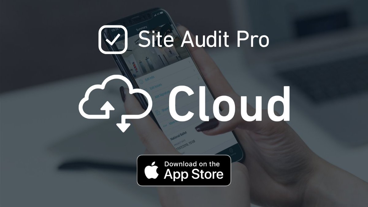 Access projects across your devices, Add more images, Add more project details and tailor your reports. Stay in sync with #SiteAuditPro Cloud - sap.report/31lWzZr