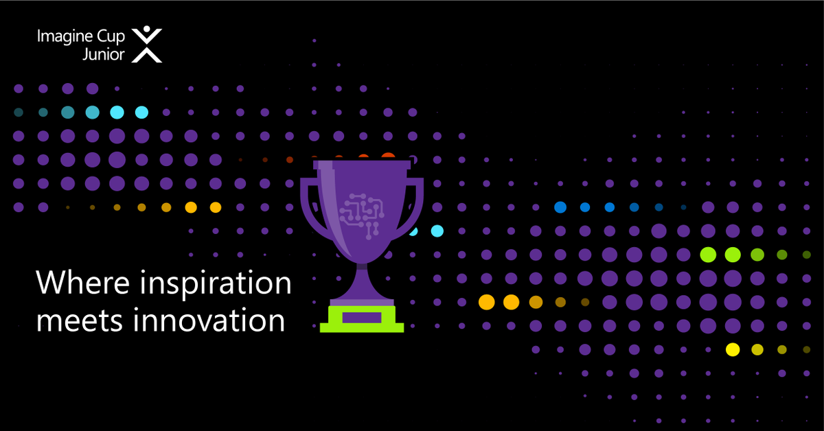 TinaLEJones's tweet photo. So excited to launch the Imagine Cup Junior #AI for Good global challenge! Open to 13-18 year olds to dream up an AI concept to solve real world issues that matter to them ✨🌎 #MIEExpert this is an awesome opportunity to bring #AI to your classroom #Imaginecup #K12 #MicrosoftEdu https://t.co/bh3vRCOjhJ