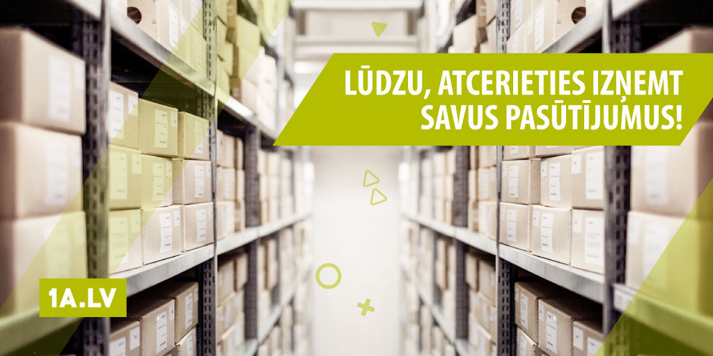 🆘 Šajā darbīgajā un piesātinātajā laikā lūdzam Jūs laicīgi izņemt savus pasūtījumus! Lai mūsu noliktavā būtu vairāk vietas lielākām un mazākām dāvanām un dāvinātājiem mazāk satraukumu. 🎅🏼 Paldies!