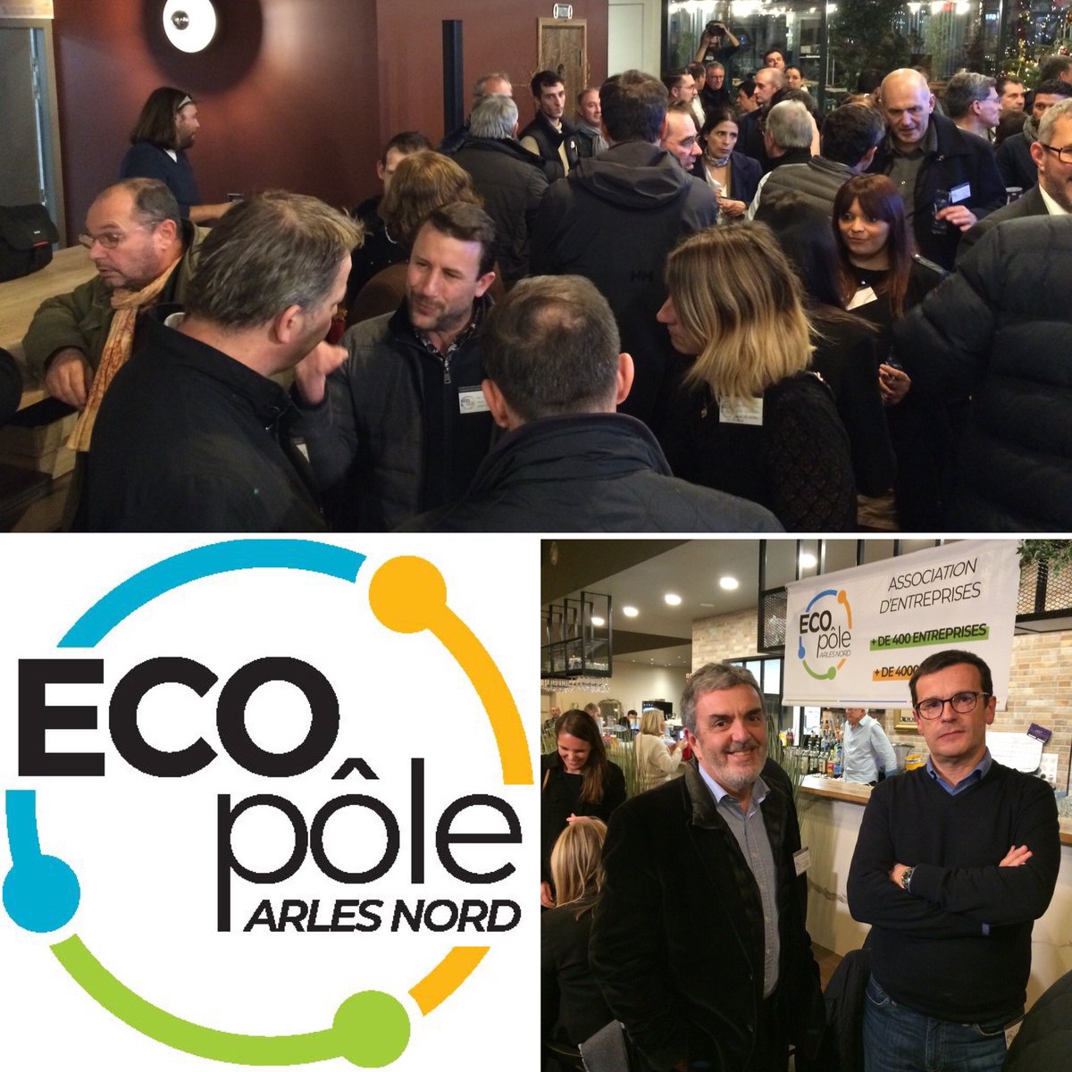 CCIPAYSARLES's tweet photo. 🔴 Live
Le restaurant « #ChezEtienne » situé à #ShoppingPromenade Arles accueille la soirée de lancement d’Ecopole l’association d’entreprises #ArlesNord.
#Ecopole #Association https://t.co/A9axBKaoD8