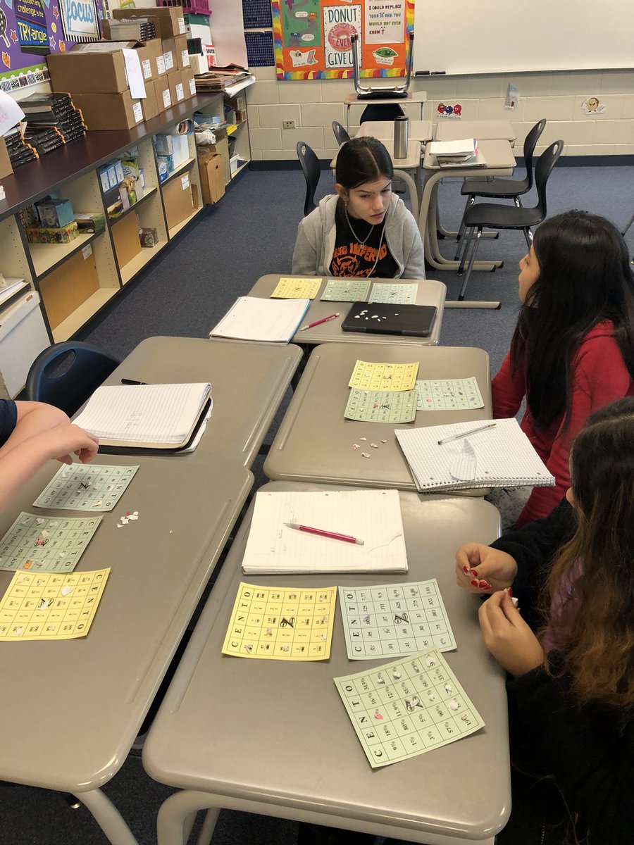 Bingo review before the fraction, decimal, and percent test! “Percento!”<a href="/CiskeSays/">Danae Ciske</a> <a href="/AtteaSchool/">Attea Middle School</a> #weAreD34 <a href="/StefGradyD34/">Estefania Grady</a>