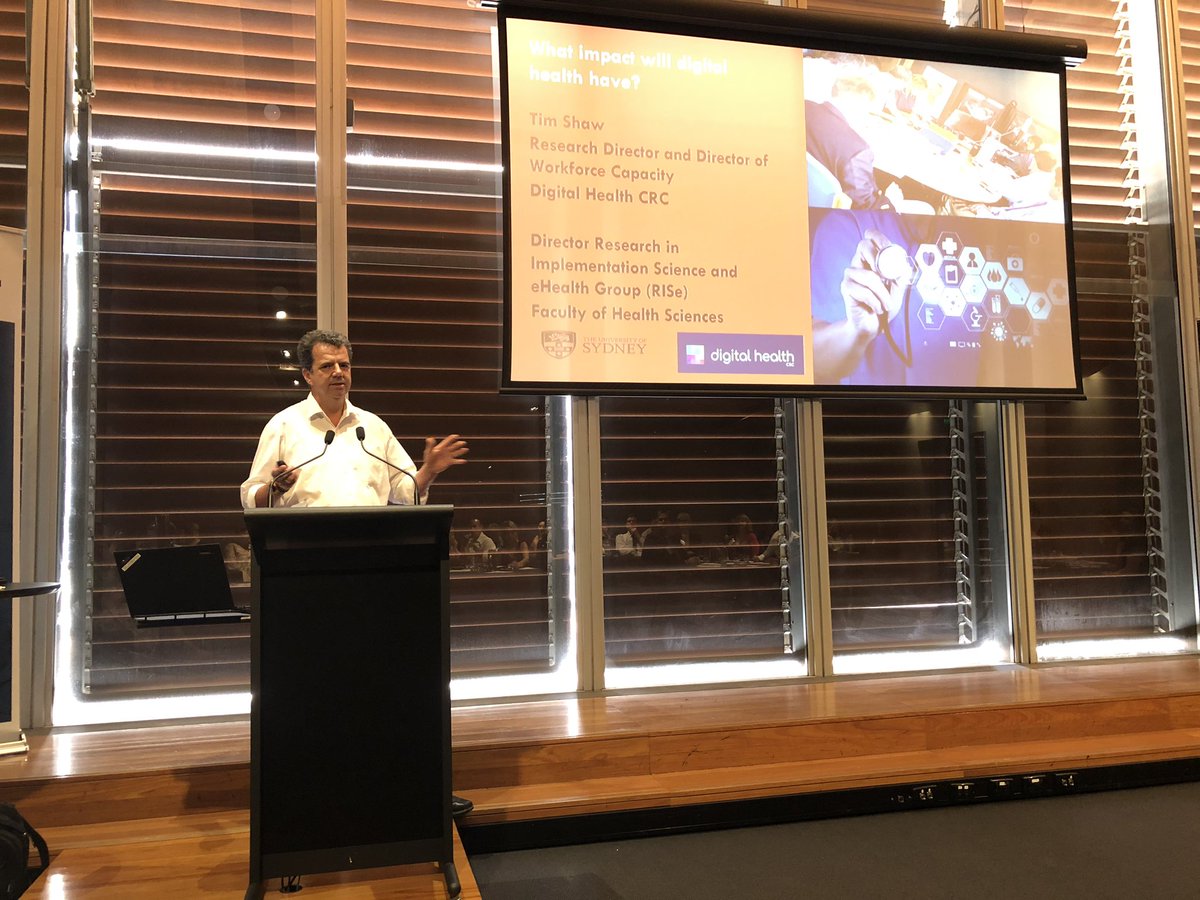 “Digital health will not replace health professionals but it will be impossible to practice without it. Organisations that do not incorporate digital health into their practice and workflow will be disrupted.” Professor Tim Shaw at #CHRSchool graduation.