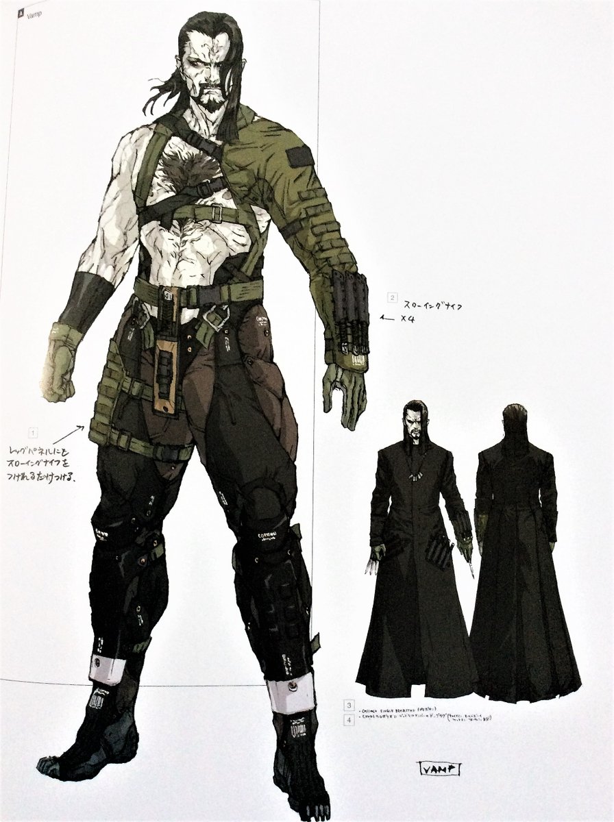 Yoji Shinkawa - The finest concept artist in all of modern gaming. Yoji Shinkawa designed the characters, mech's and weaponry used in Hideo Kojima's "Metal Gear Solid" series. His bold inks & stylish costumes, have made him a fan favorite among gamers worldwide.