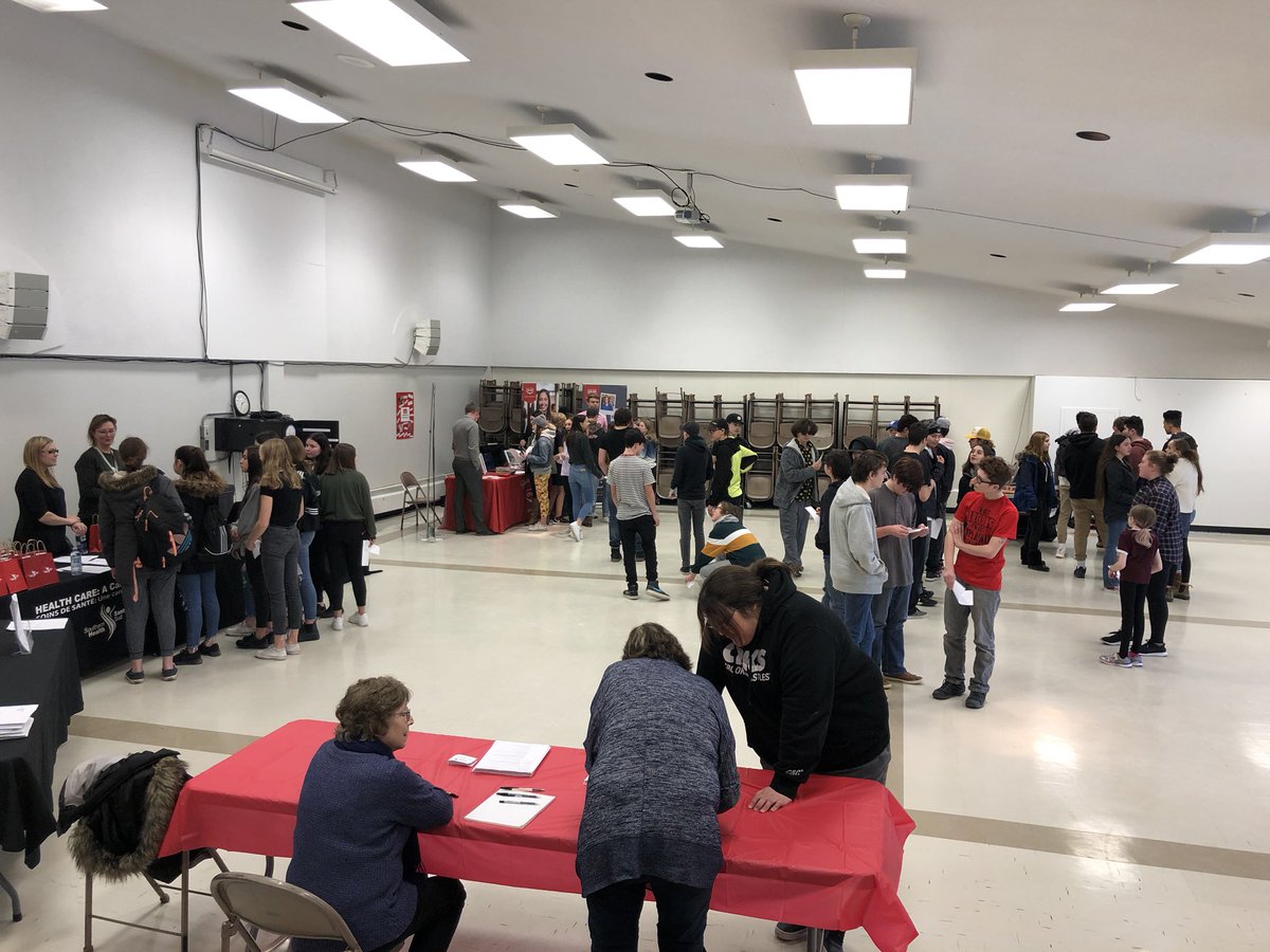 PCI Job Fair. Students meeting and interviewing with employers from our community. #fosteringacultureofcareer