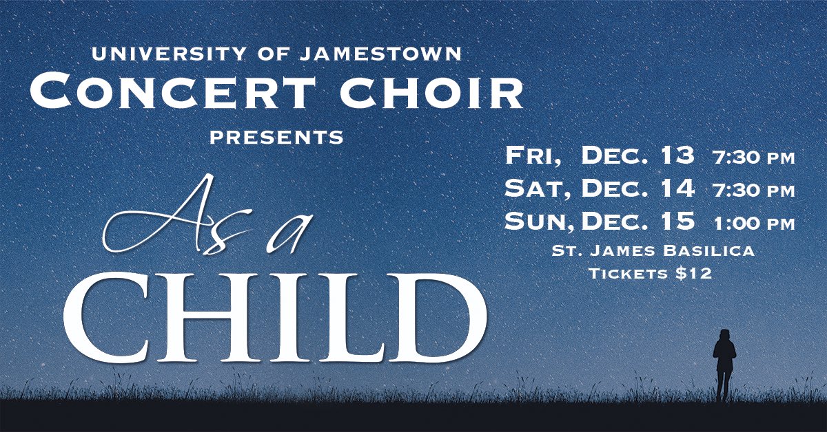 You have three chances to hear <a href="/UJConcertChoir/">U of J Concert Choir</a> present its annual Christmas Concert this weekend. Don’t miss out!
