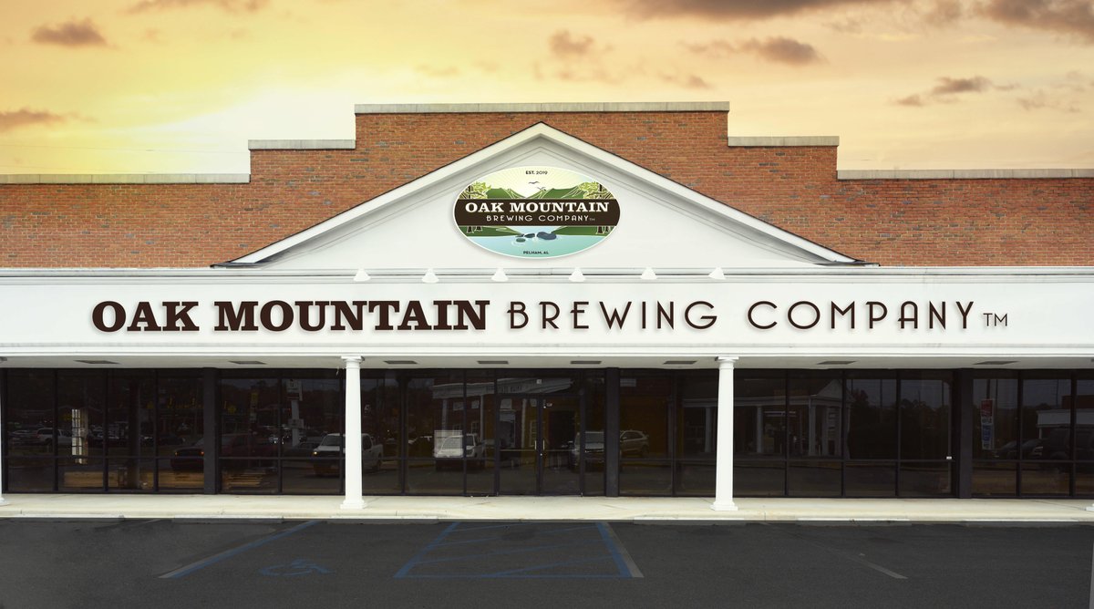 Check out the brew house future signage! #NewSignWhoDis #OakMountainBrewingCompany