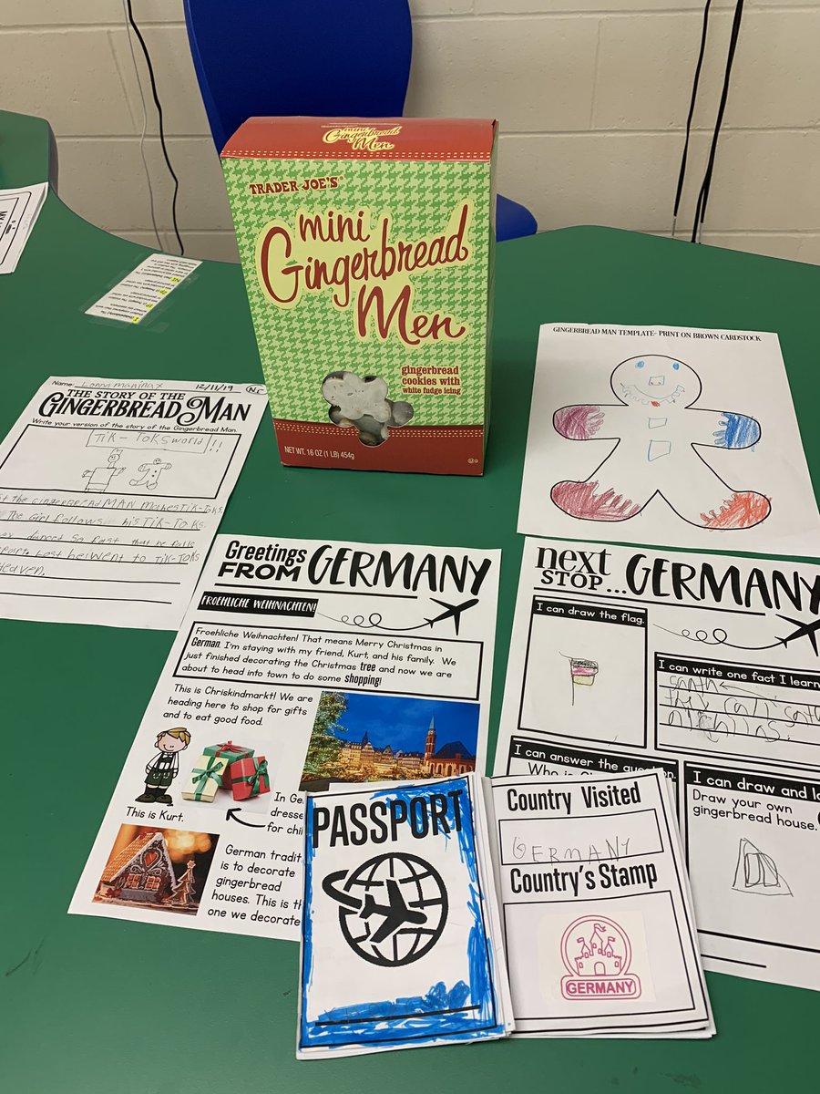 MrsHinkeLB's tweet photo. Guten Tag! Today we traveled to Germany and my students have a stamp to prove it. The students loved learning about how Globe Trott Scott celebrates Christmas in Germany. @enl_salazar #NextStopEngland #LBleads #ProudToBeLB https://t.co/vLmB1OfhIk
