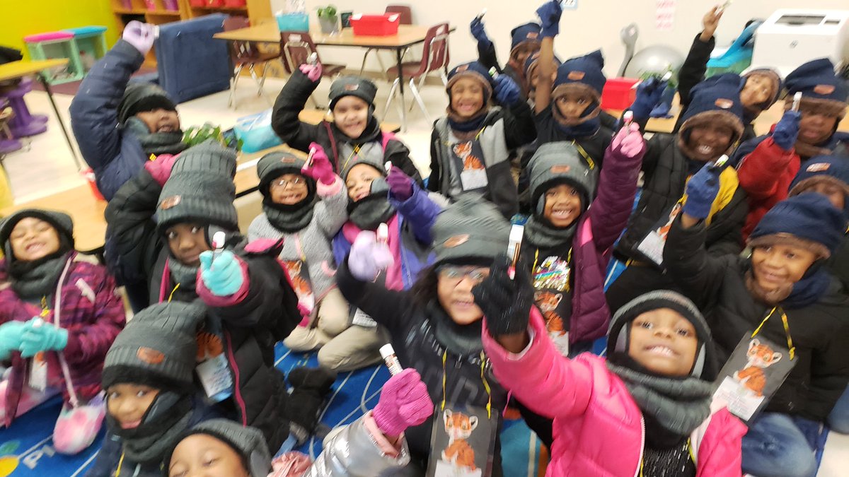 Christmas came early because we had a field trip and I had to make sure my students were warm. Each student received a🧣, a 🧤, a hat, a set of earmuffs, a pair of socks, and cocoa butter chapstick. I💙students! #Believe