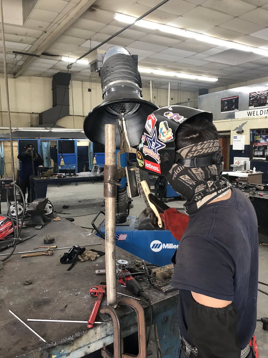 CTE_Counselor's tweet photo. 3G open root welding at its best! Awesome job @Gvelazquez_RHS and welding students! https://t.co/Ji1H4IVuYi