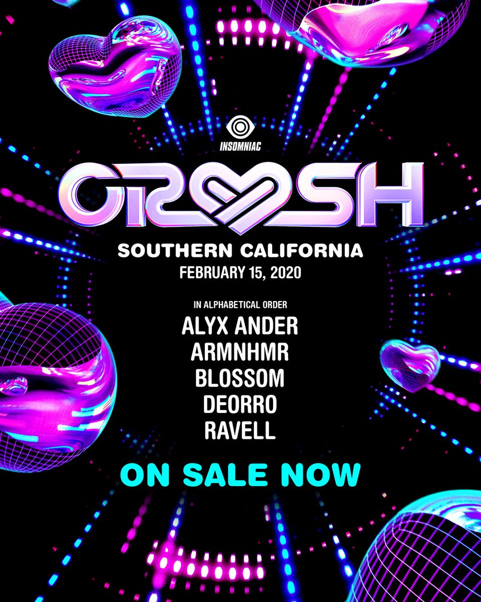 moemosala's tweet photo. Save the date! @ravell will be making his debut at Crush February 15th. See you on the dance floor! 💖🎉
.
.
#crushsocal #ravell #insomniacevents #edm https://t.co/0EQEwGLBHM