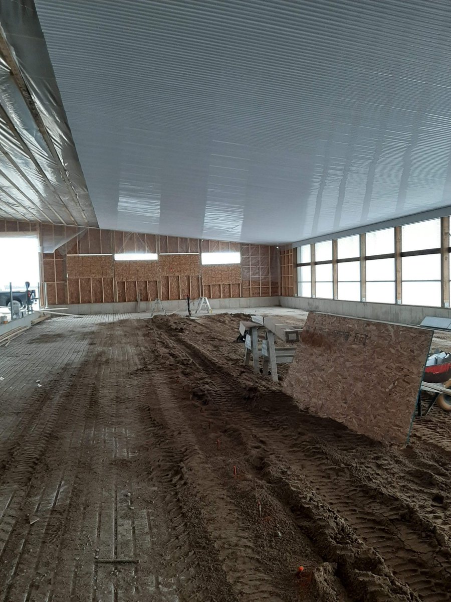 This is going to be a beauty! <a href="/Stan_ter_woerds/">Stan ter Woerds</a> and family can't wait to start bringing the cows into the new barn and start using their brand new <a href="/DeLaval/">DeLaval</a> swing 10 parlour. Stay tuned! #dairydonewe #norwell #ontariodairy #dairyfarming