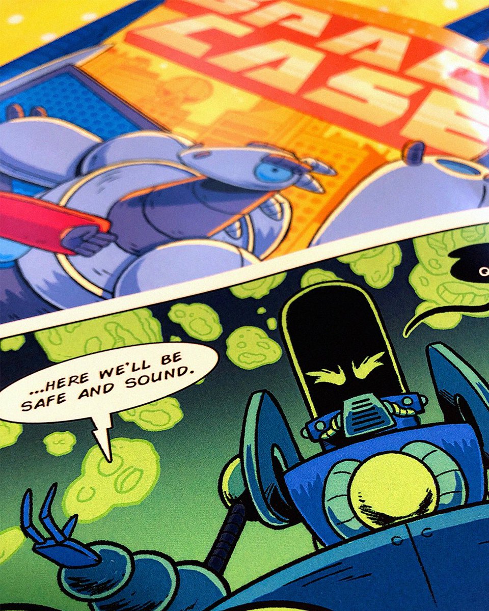 HazenBecker's tweet photo. SPACE CASE 3!! 🚀 💫 
Issue 3 is finally here! I had a lot of fun with this one. If you’d like to pick one up check out https://t.co/COMhuw0dGX ⭐️ #SpaceCaseComic #SpaceCase #Comics #Illustration #Art https://t.co/sYYyFlUIaq