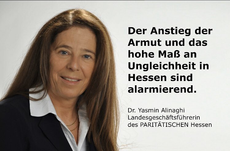 Die Armut liegt in Hessen erstmals über dem Bundesdurchschnitt. Das geht aus dem Armsbericht des Paritätische Gesamtverbands hervor. Die Landesregierung muss die Ursachen anlysieren und gegensteuern. bit.ly/35c29za   Der Paritätische Wohlfahrtsverband - Gesamtverband