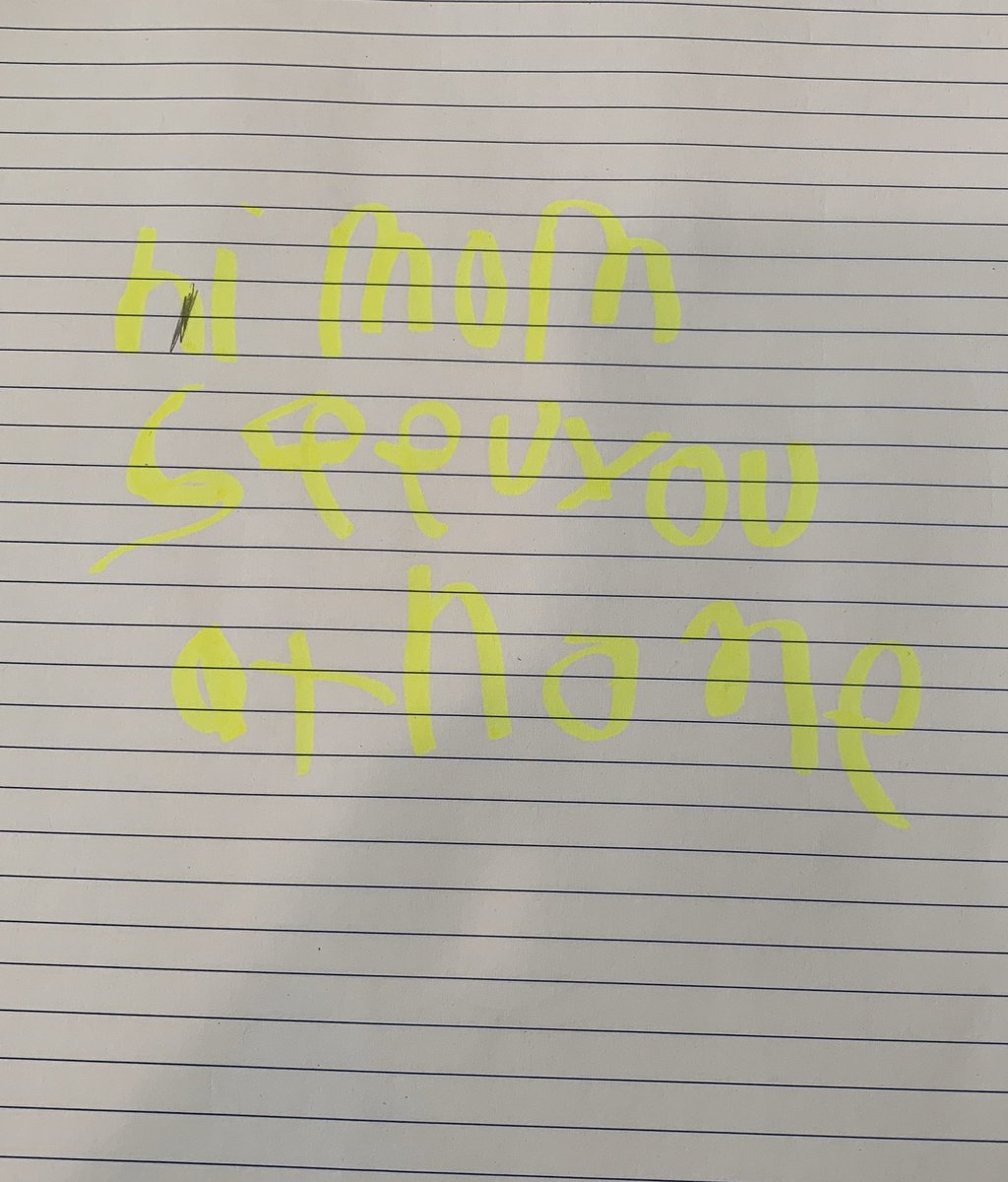CaraMcClellan's tweet photo. I had the sweetest little note when I came back to the office from presentations all day! 💙😍 https://t.co/Ra0rmwv8d9