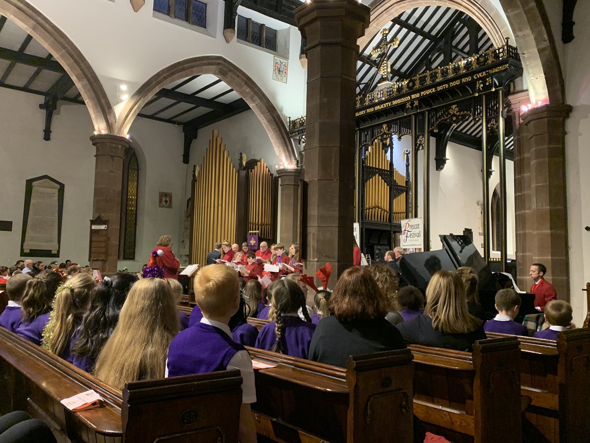 RebeccaR1995's tweet photo. Absolutely amazing evening at The Mayors Concert in @PrescotChurch! All Choirs where absolutely fantastic, especially the amazing @StPrescot! Tears in my eyes when @ParkBluebell Makaton Choir sang! And the amazing Prescot Parish Choir who sing beautifully! #everyonewasamazing https://t.co/LsHbfBlHH7