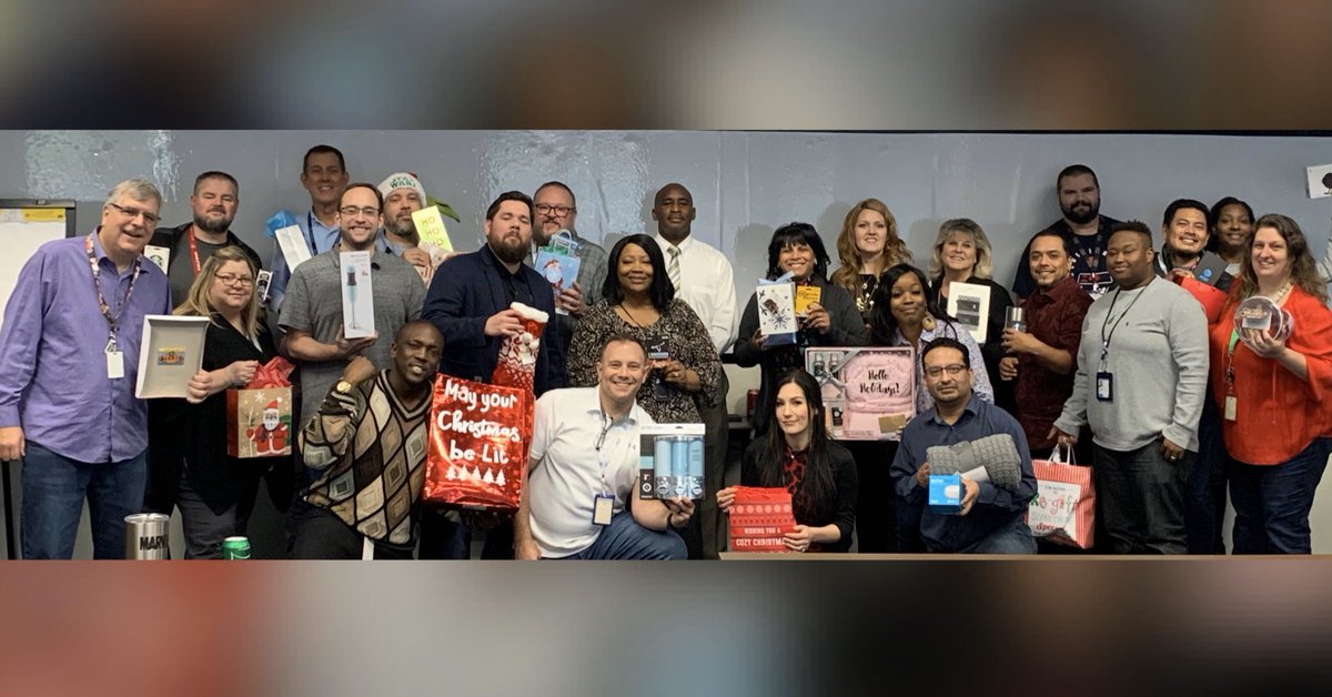 Austin leadership team celebrating the holidays with a White Elephant Luncheon! Happy Holidays from our family to yours! @cj5951Cat <a href="/Dm736gMesser/">Dawn Messer</a> <a href="/TiffanyHorgan/">Tiffany Horgan</a> <a href="/CJLaBoard/">Carolina Texan</a> #AustinStrong #TuggleNation #FieldsFam #BestYearEver