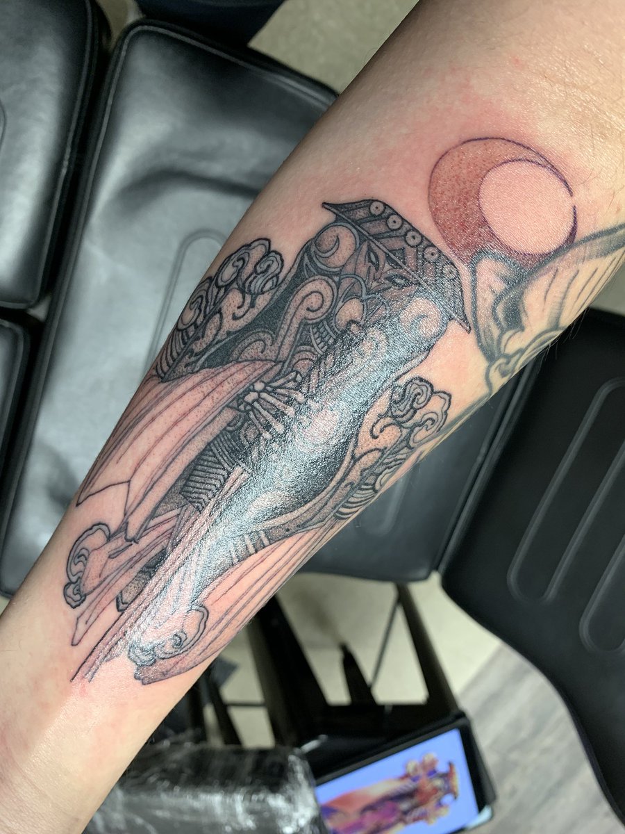 Tattoo uploaded by beckiejane  Final Fantasy X tattoo designed and done by  Ant Ross  The Caged Fox Llangefni  Tattoodo