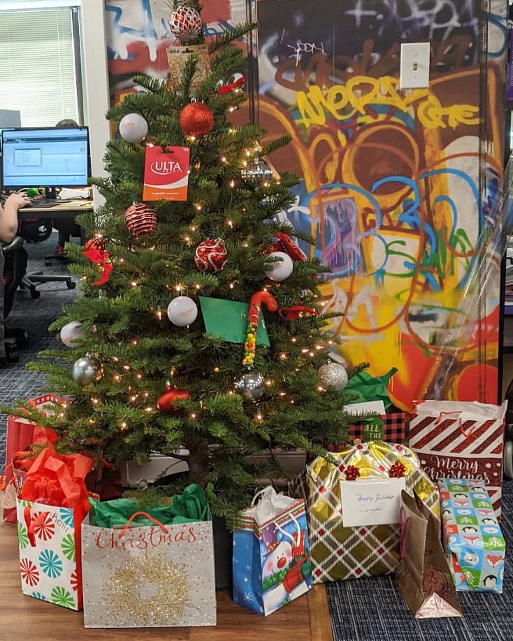 vcaretec's tweet photo. The busy holiday season is here but so is the office holiday fun! Celebrating with a ‘Secret Santa’ at the office🎄#holidayseason #secretsanta #officeparty https://t.co/6oalhTbD9d