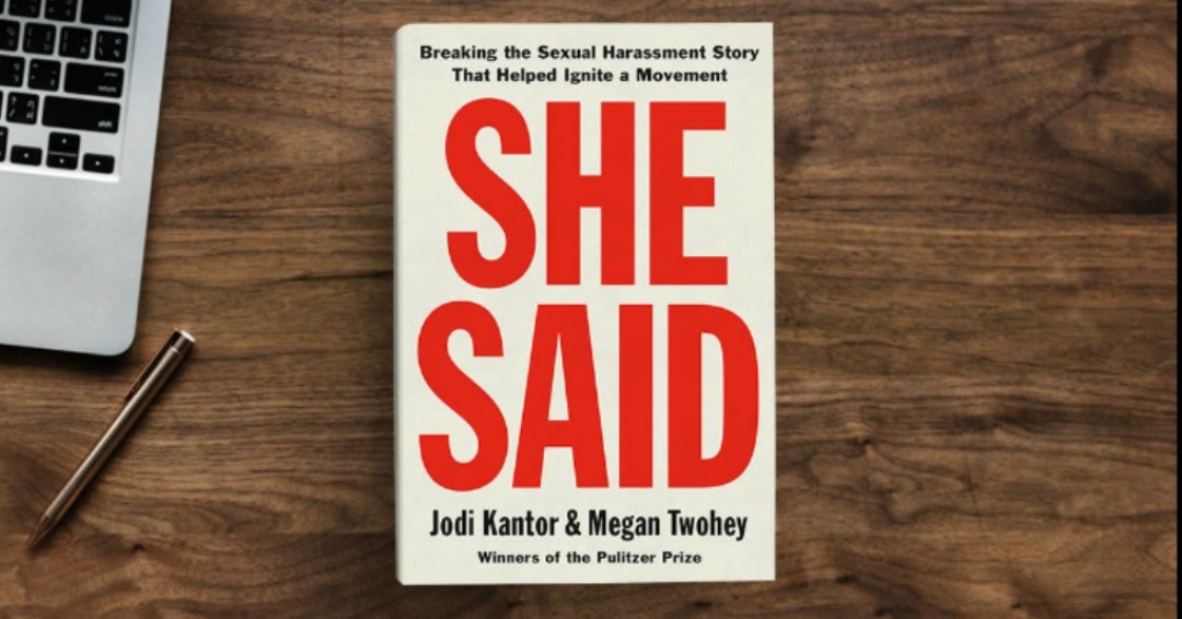 penguinpress's tweet photo. Join @nytimes reporters @jodikantor and @mega2e for a conference call discussing their new book "She Said." The two will discuss their investigation - which helped ignite the #MeToo movement - and answer your questions. Save your spot! https://t.co/YAZzz07xeH #TimesEvents https://t.co/TT0HidKffJ
