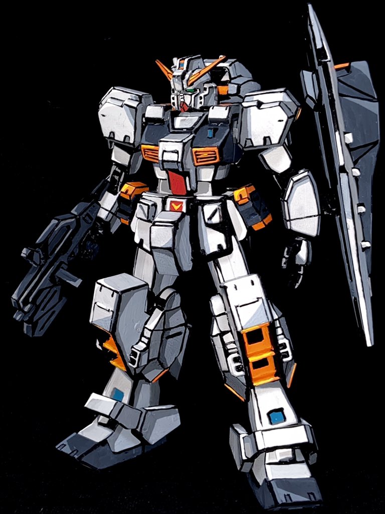 ガンダム・イラストレーションズ* 1/144 RX78-2 ガンダム アメコミイラスト風模型｜@j_gunakaさん