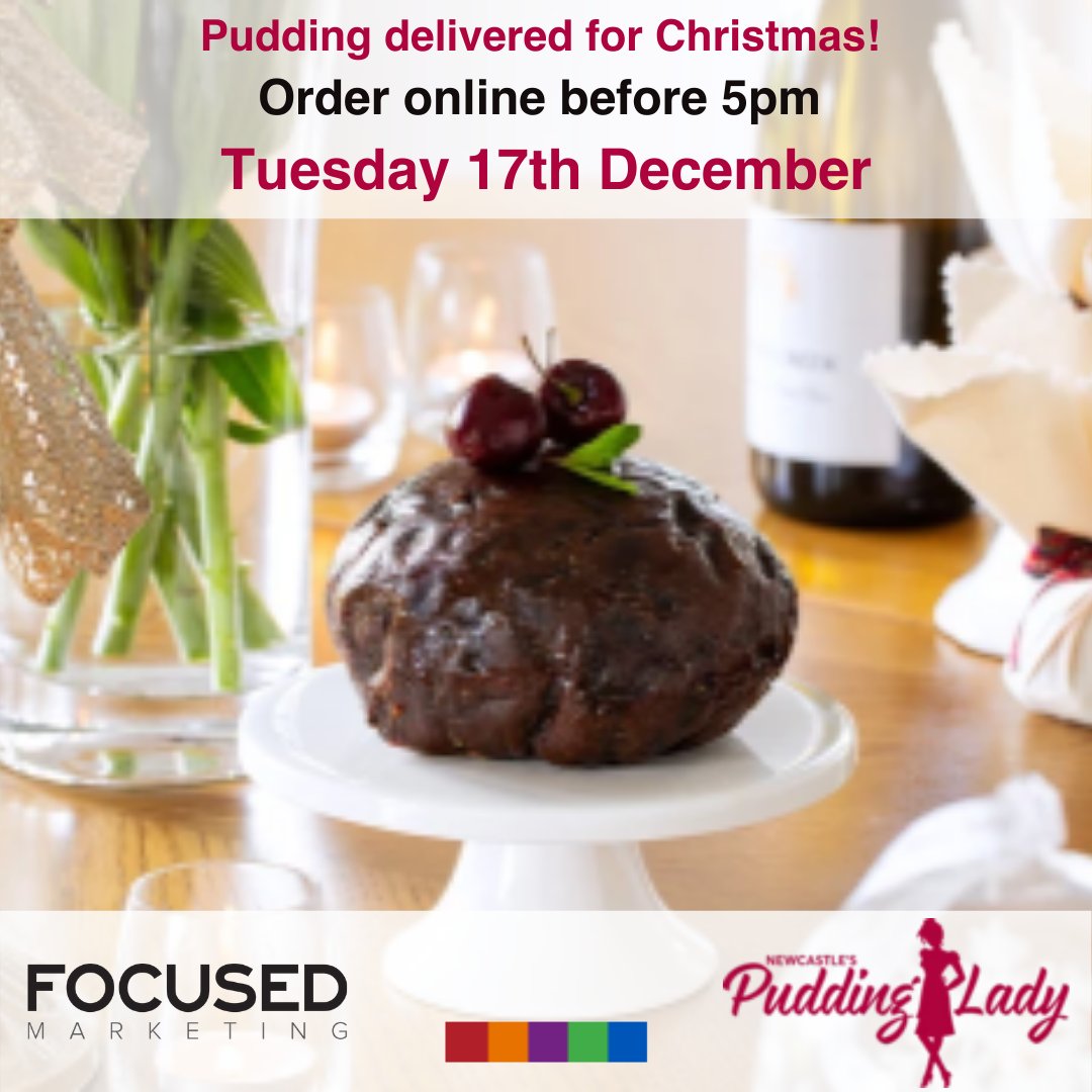 Focused_Mkt's tweet photo. Finding it hard to buy a present for somebody? Our friends at @ThePuddingLady can deliver you gourmet Christmas puddings made in Newcastle with Australian ingredients. Order before Tuesday 17th December at 5pm AEST. https://t.co/nKm3JIgSqg