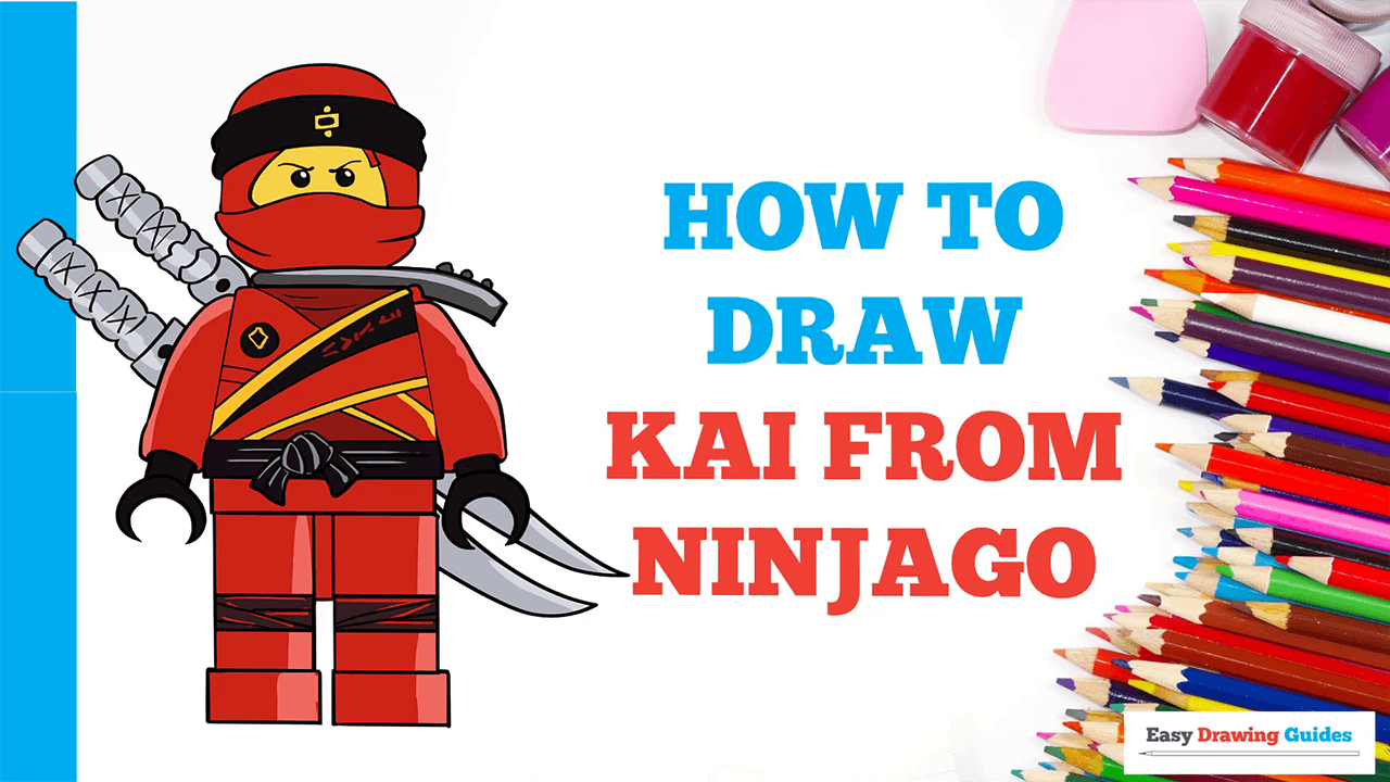 ninjago kai drawing