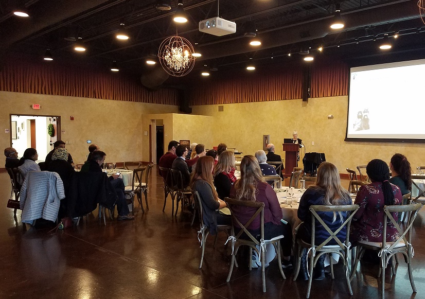 JhayhurstL's tweet photo. Attending Ohio Physician Well-Being Winter Gathering at the Columbus Zoo! Great information from two great physician wellness experts-Dr. Colleen Opremcak and Dr. Evangeline Andarsio! #ohiomedicine #ophp #osma https://t.co/GjikN4a98j
